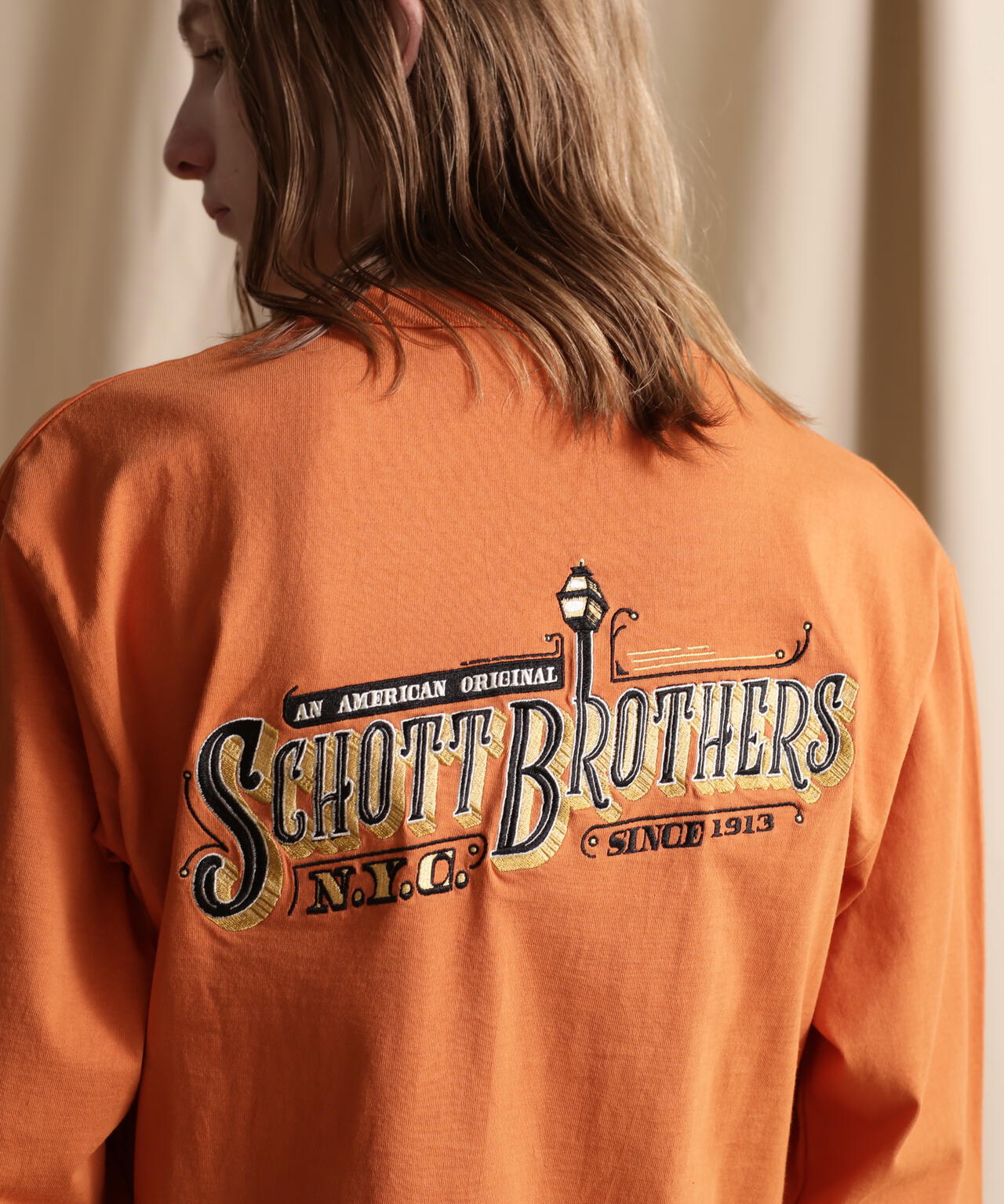 USA製 Schott ロゴデザイン Tシャツ ショット ワンスター ライダース