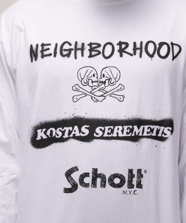 Schott NH KOSTAS SEREMETIS/LS T-SHIRT