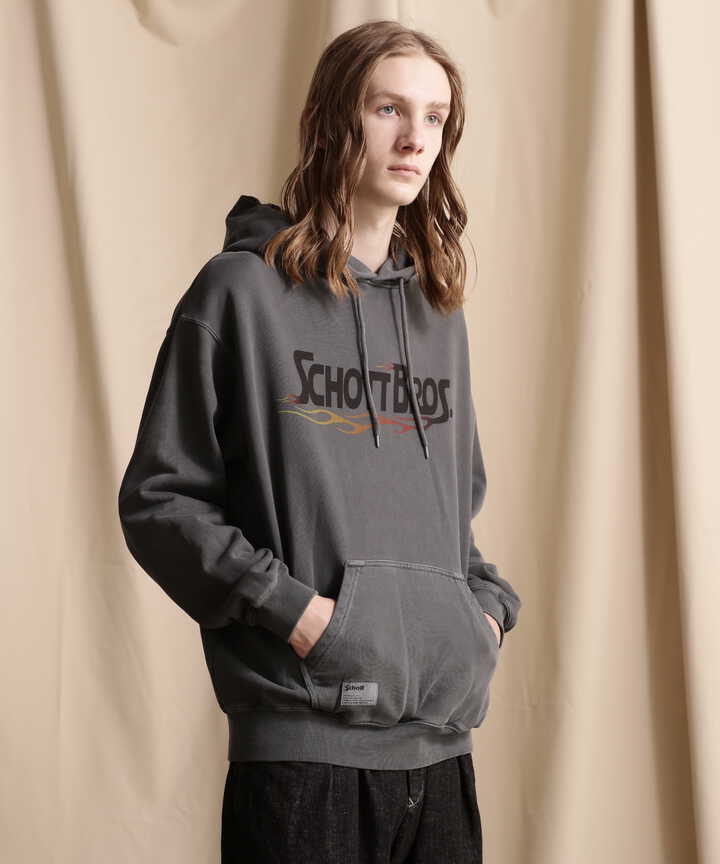 HOODED SWEAT FIRE SCRIPT/ファイアスクリプト パーカー