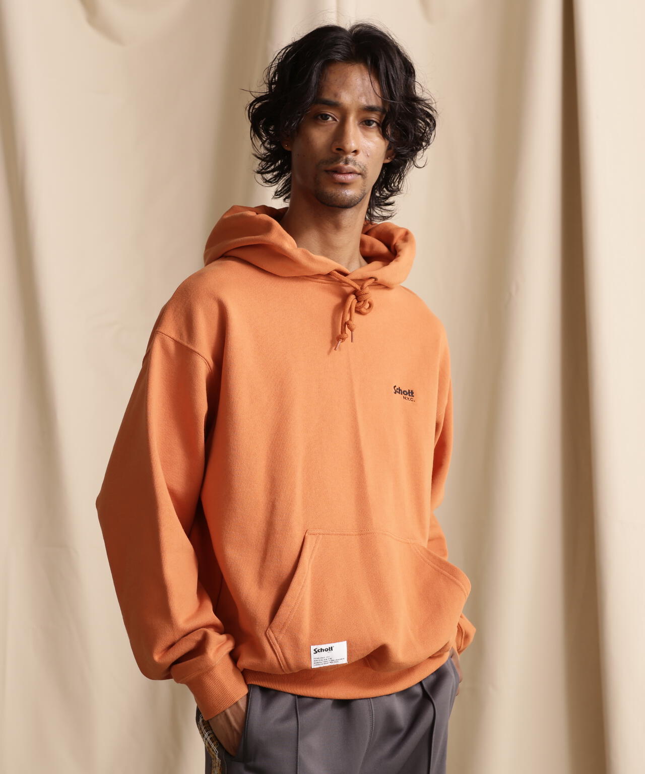 HOODED SWEAT N.Y. MAP /ニューヨークマップ パーカー