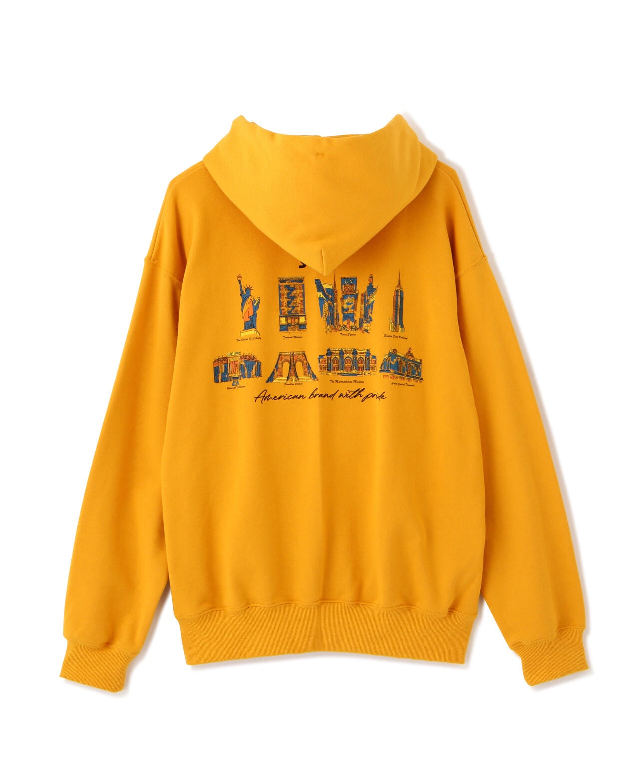 HOODED SWEAT N.Y. MAP /ニューヨークマップ パーカー