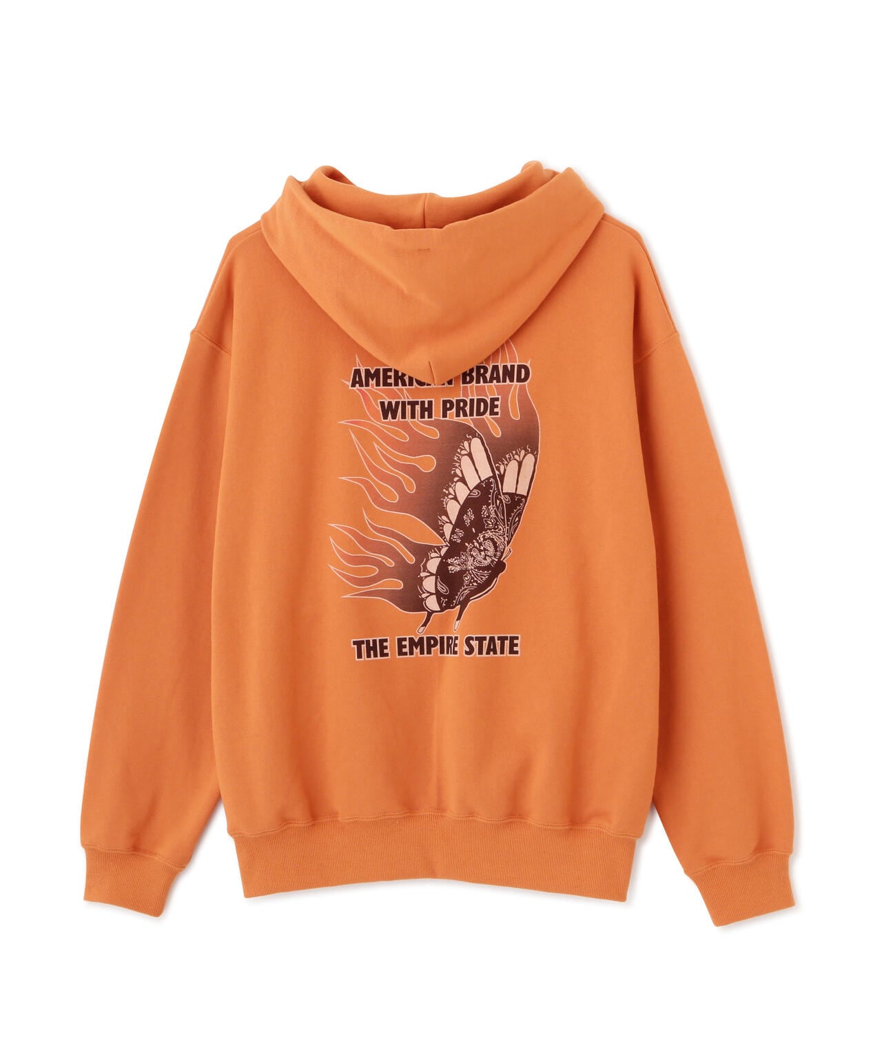 HOODED SWEAT FIRE BUTTERFLY/ファイアーバタフライ パーカー | Schott