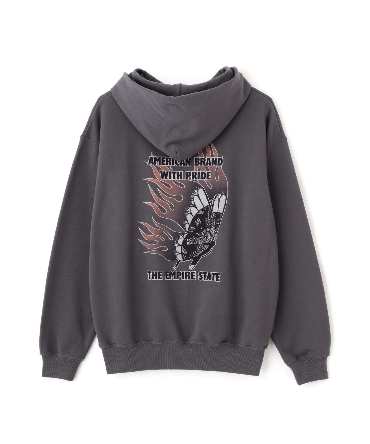 HOODED SWEAT FIRE BUTTERFLY/ファイアーバタフライ パーカー | Schott