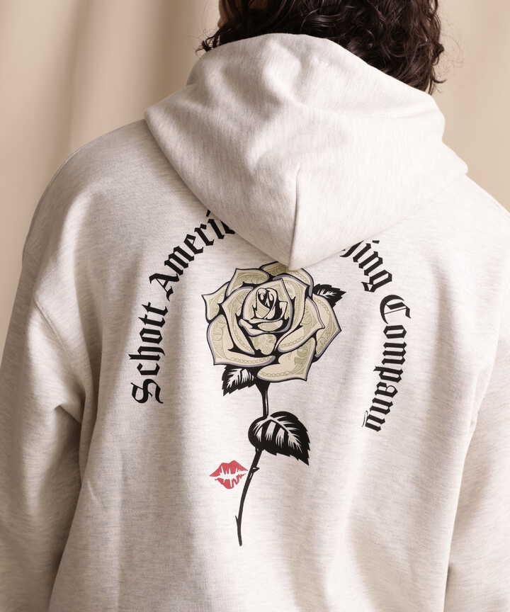 WEB LIMITED/HOODED SWEAT DOLLER ROSE/ダラーローズ パーカー