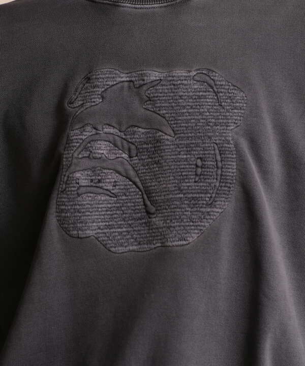 CREW SWEAT STENCIL BULLDOG/クルーネックスウェット ステンシルブルドッグ