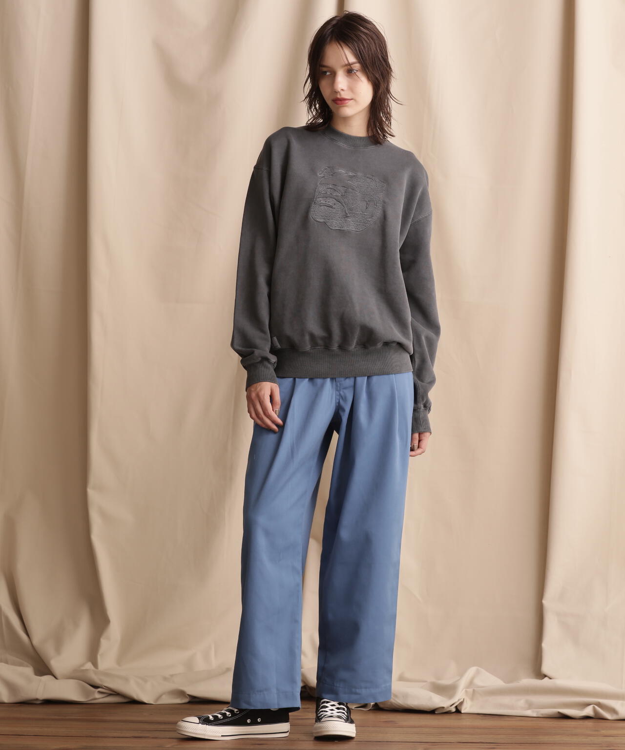 40s~50s vintage sweat pants スウェット ステンシル-