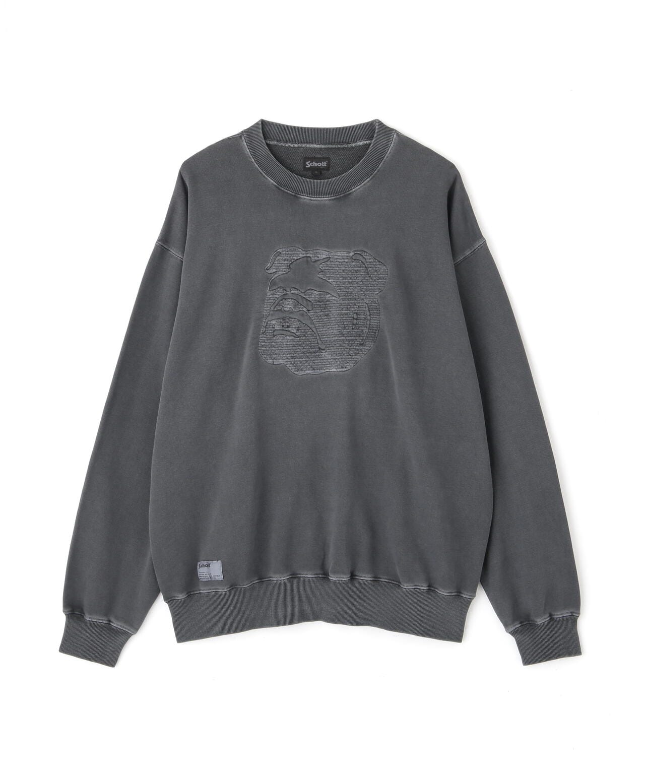 CREW SWEAT STENCIL BULLDOG/クルーネックスウェット ステンシルブルドッグ