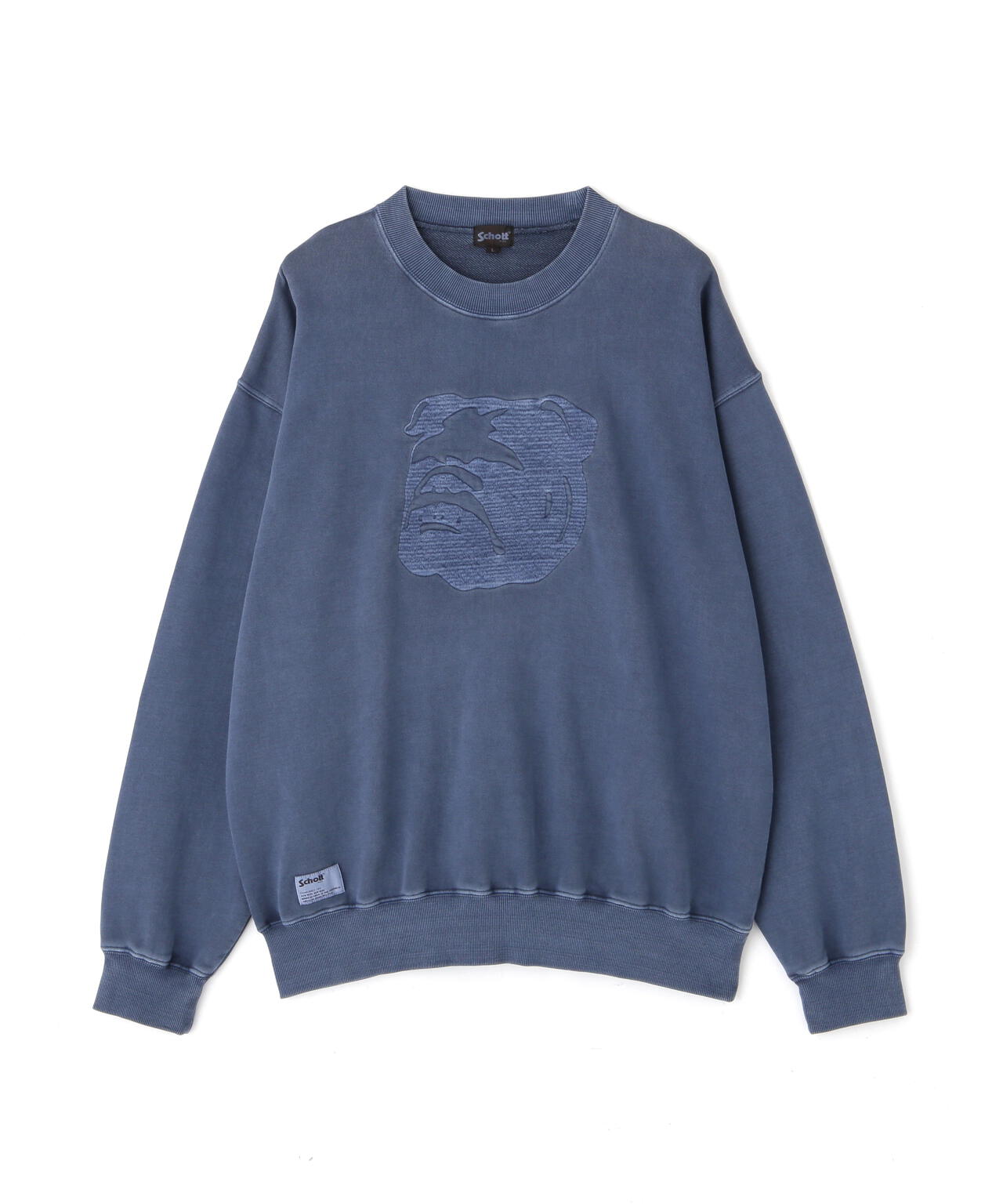 CREW SWEAT STENCIL BULLDOG/クルーネックスウェット ステンシル ...