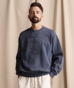 CREW SWEAT STENCIL BULLDOG/クルーネックスウェット ステンシル