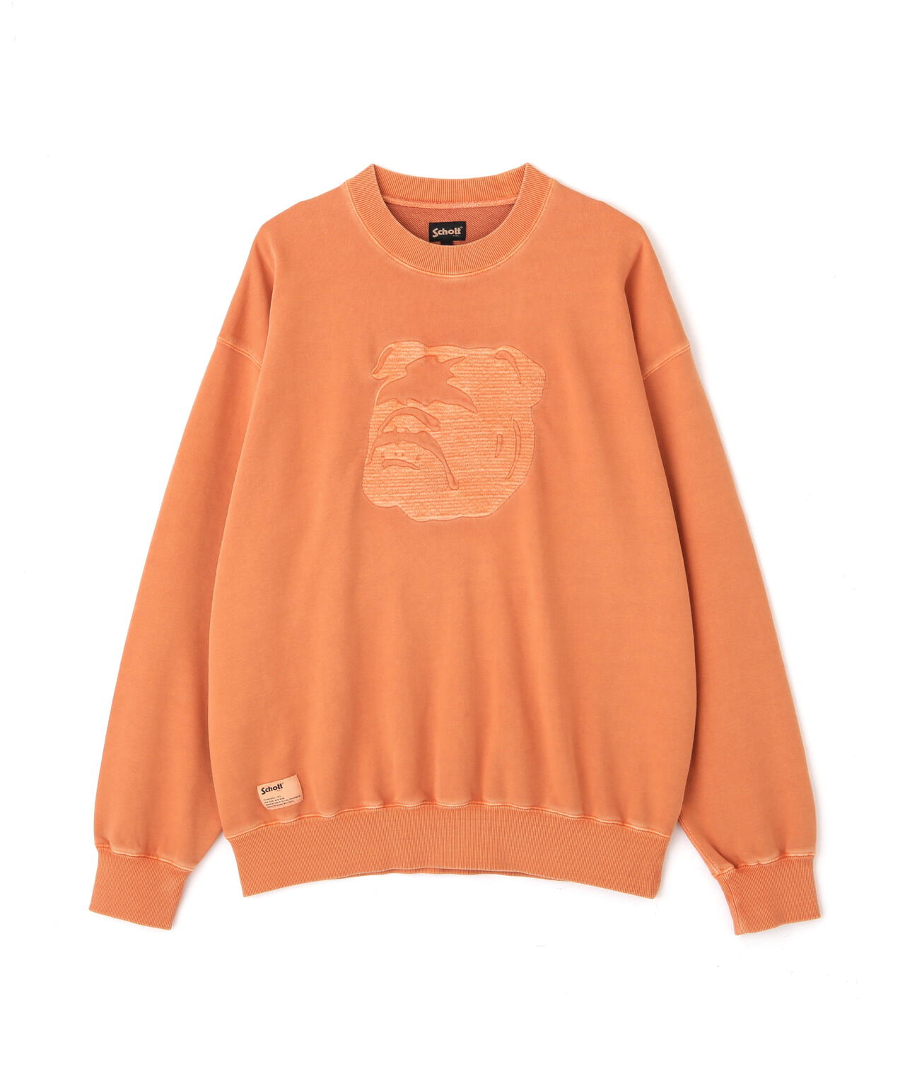 CREW SWEAT STENCIL BULLDOG/クルーネックスウェット ステンシル 