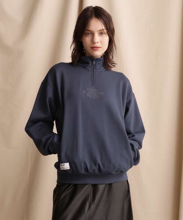 HALF ZIP SWEAT/ハーフジップスウェット（7823232005） | SCHOTT