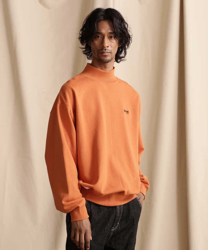 MOCK NECK SWEAT BASIC LOGO/モックネックスウェット ベーシックロゴ