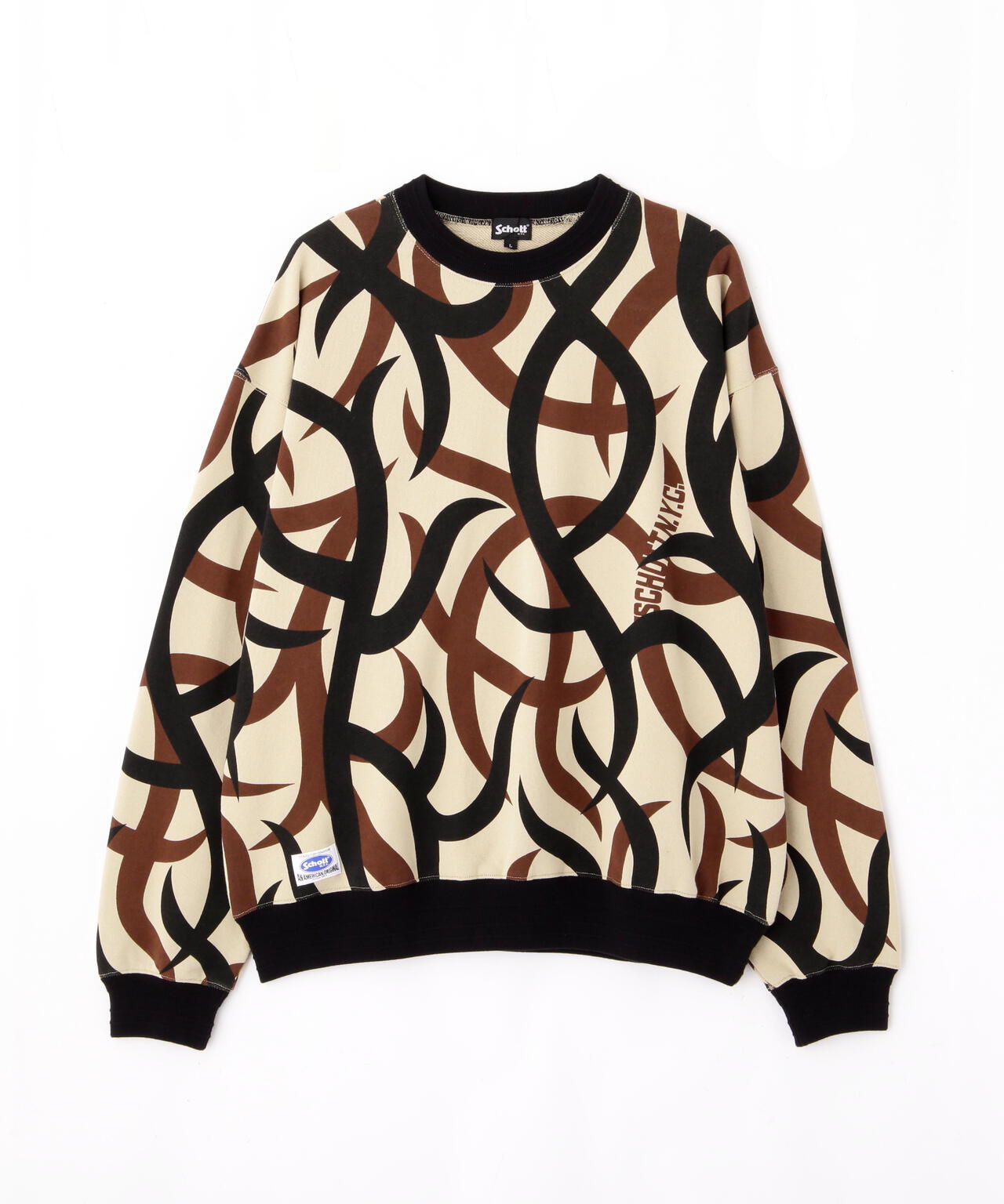 WEB LIMITED/TRIBAL CAMO SWEAT/トライバルカモ スウェット | Schott