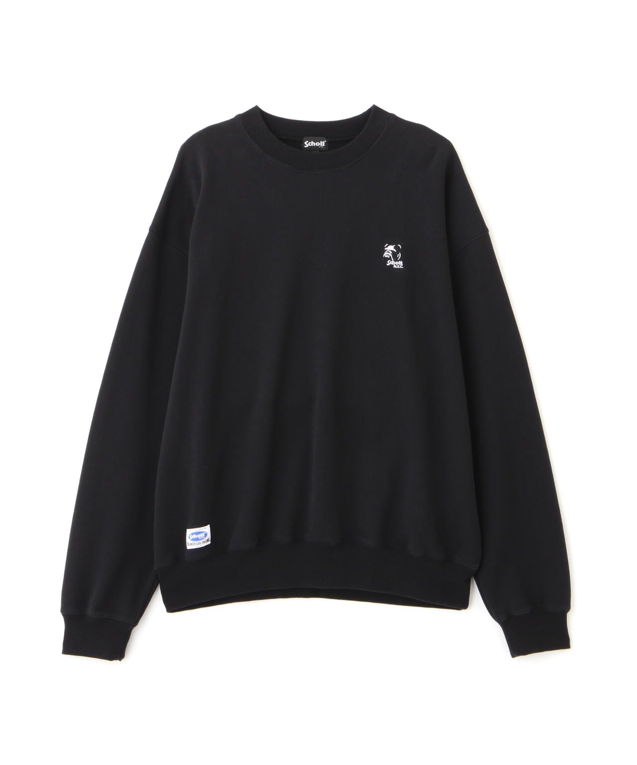 WEB LIMITED/SMALL BULL CREW SWEAT/スモール ブルドッグ クルースウェット | Schott ( ショット ) |  US ONLINE STORE（US オンラインストア）