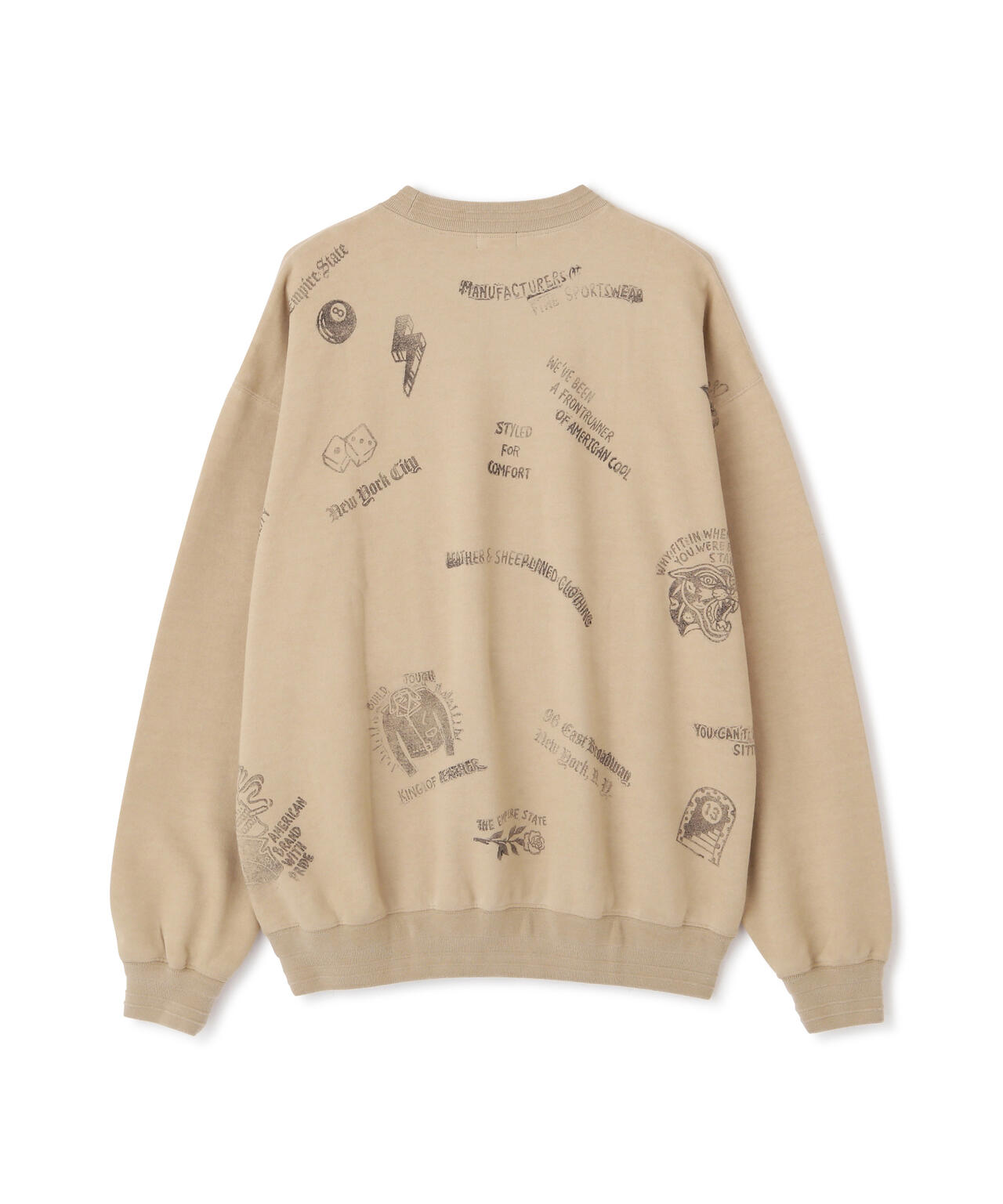 WEB LIMITED/FADE STAMP SWEAT/フェード スタンプスウェット