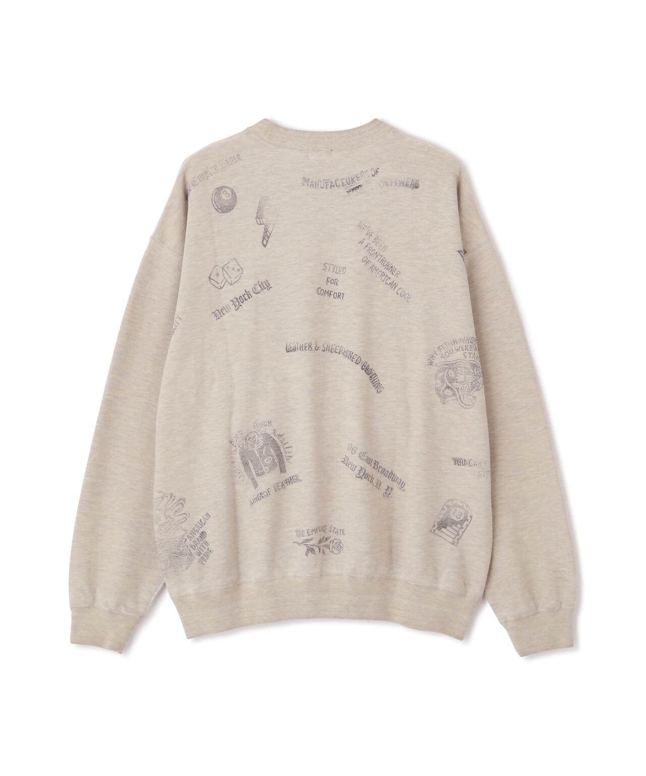 WEB LIMITED/FADE STAMP SWEAT/フェード スタンプスウェット