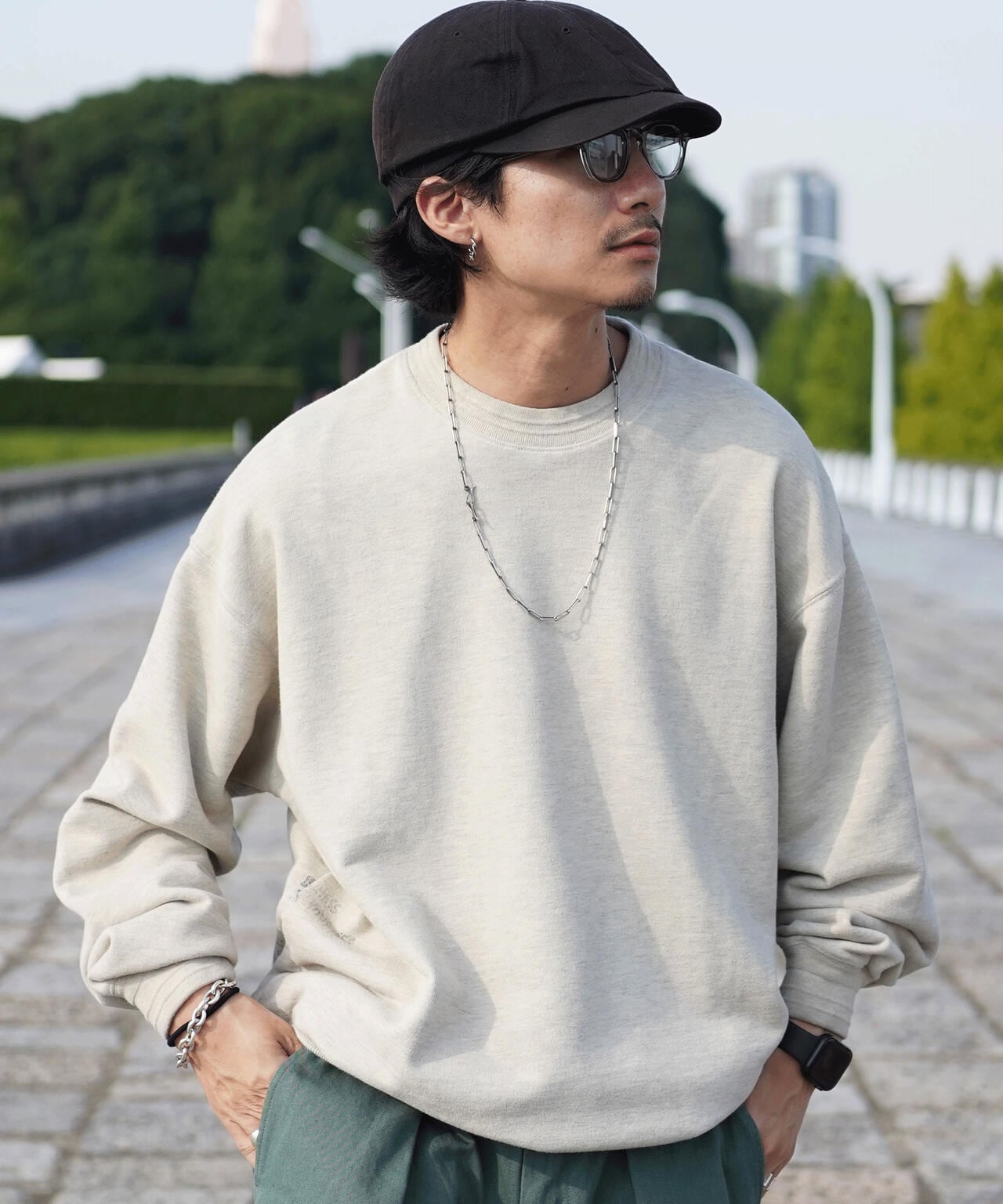 WEB LIMITED/FADE STAMP SWEAT/フェード スタンプスウェット | Schott