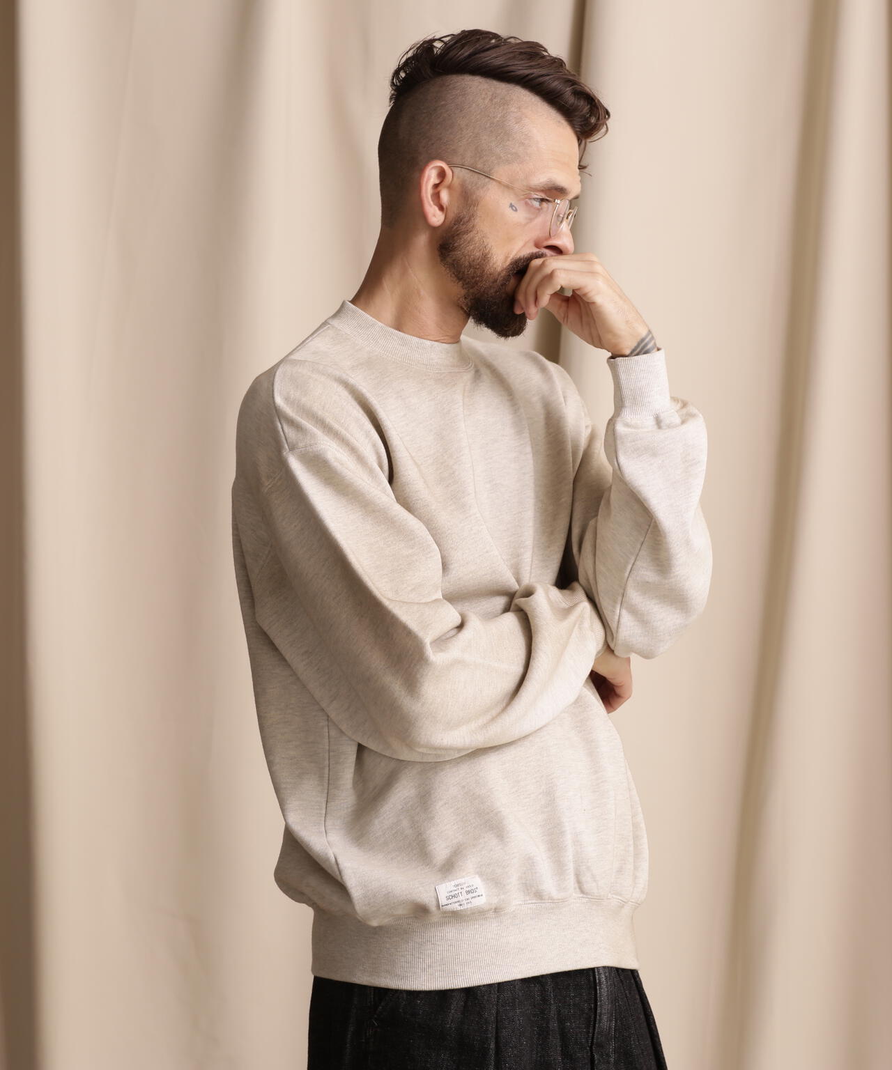 WEB LIMITED/BLANK FADE SWEAT/ブランクフェード スウェット | Schott