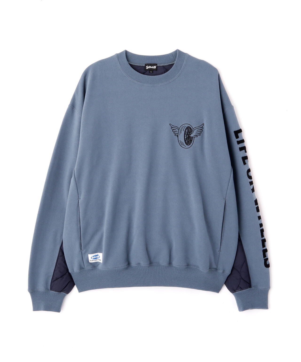 WEB LIMITED/BACK QUILTED SWEAT/バック キルティング スウェット