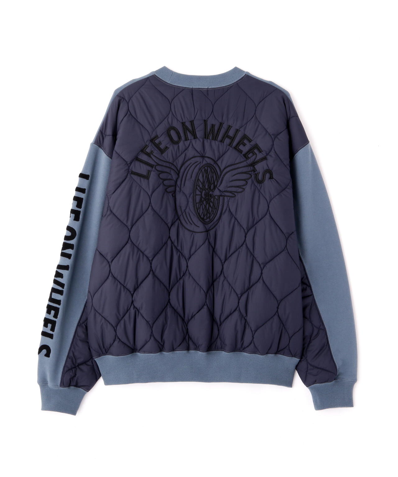 WEB LIMITED/BACK QUILTED SWEAT/バック キルティング スウェット