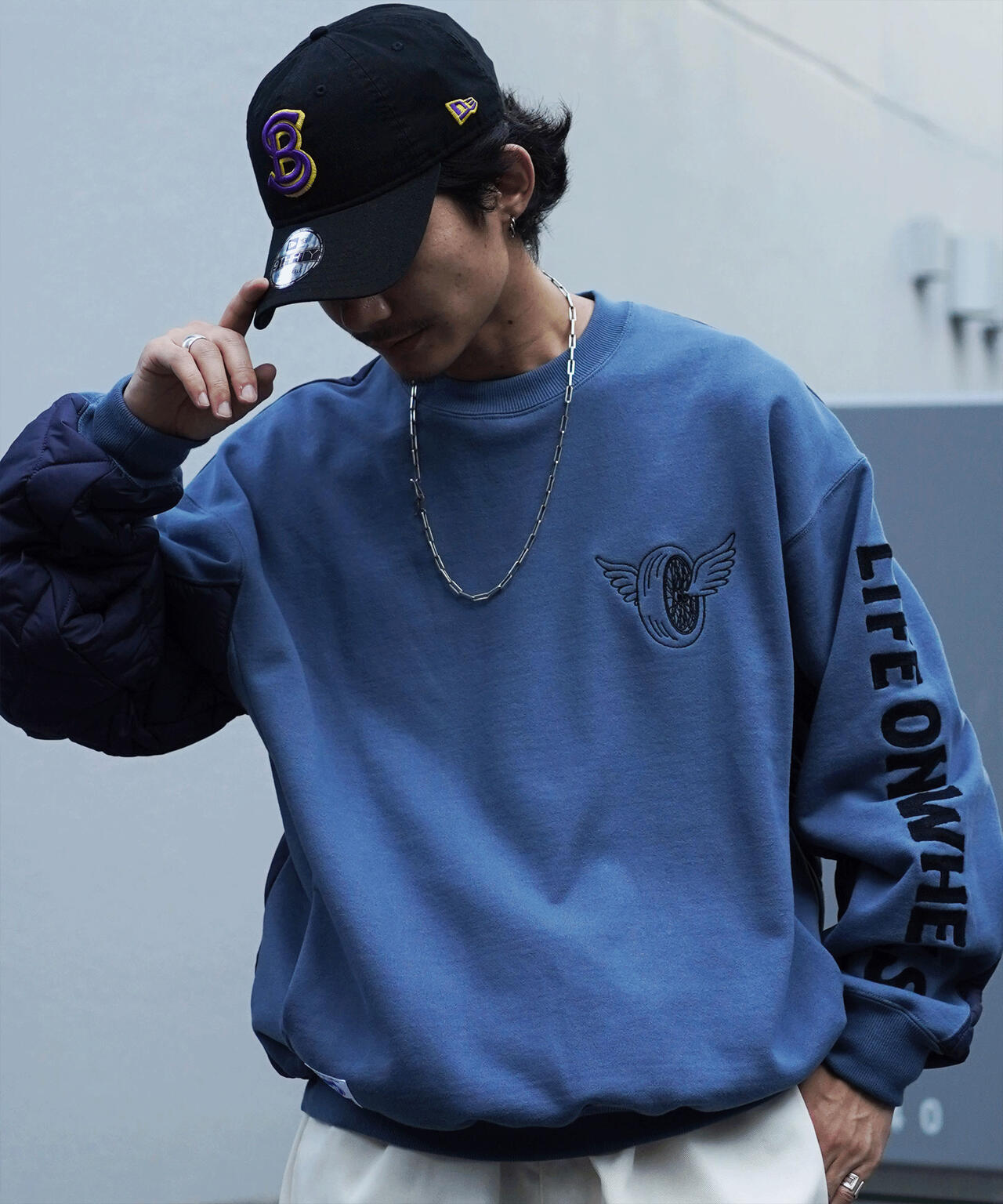 WEB LIMITED/BACK QUILTED SWEAT/バック キルティング スウェット