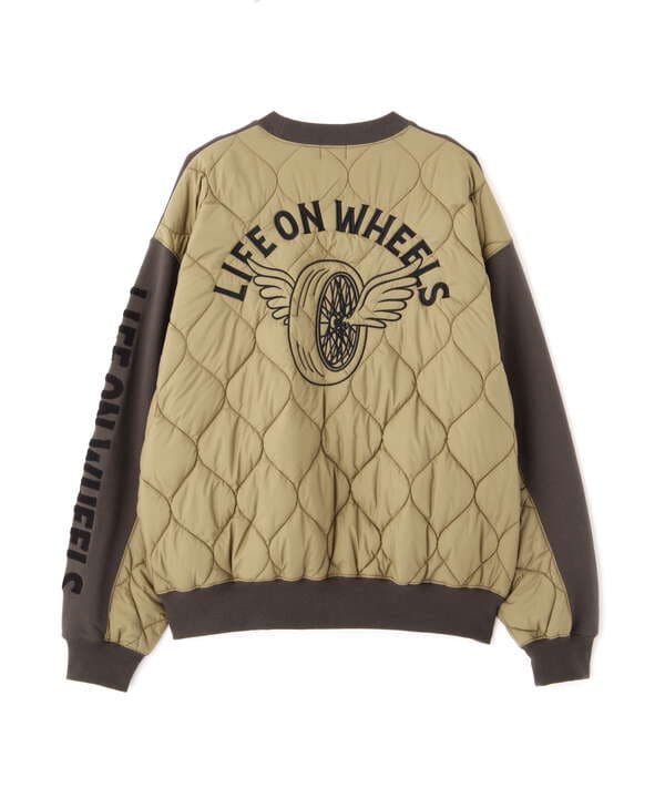 WEB LIMITED/BACK QUILTED SWEAT/バック キルティング スウェット