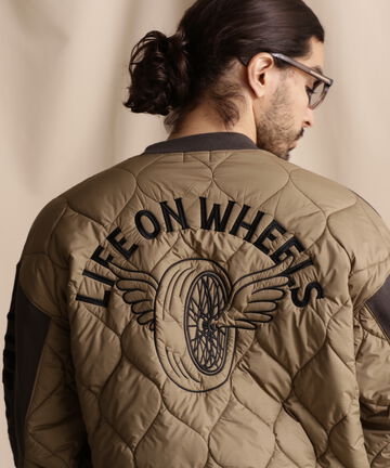 【先行予約 10月中旬-10月下旬入荷予定】WEB LIMITED/BACK QUILTED SWEAT/バック キルティング スウェット