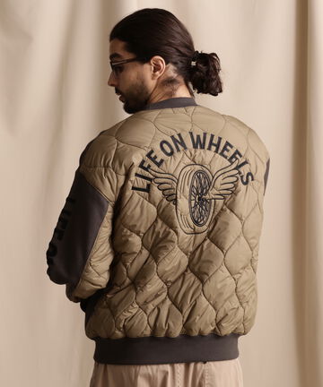 【先行予約 10月中旬-10月下旬入荷予定】WEB LIMITED/BACK QUILTED SWEAT/バック キルティング スウェット
