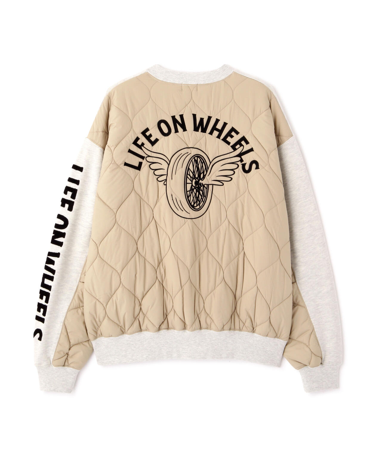 WEB LIMITED/BACK QUILTED SWEAT/バック キルティング スウェット