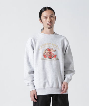 GRS/グッドロックスピード別注/CREW SWEAT ”Brookline”/クルーネックスウェット ”ブルックリン”