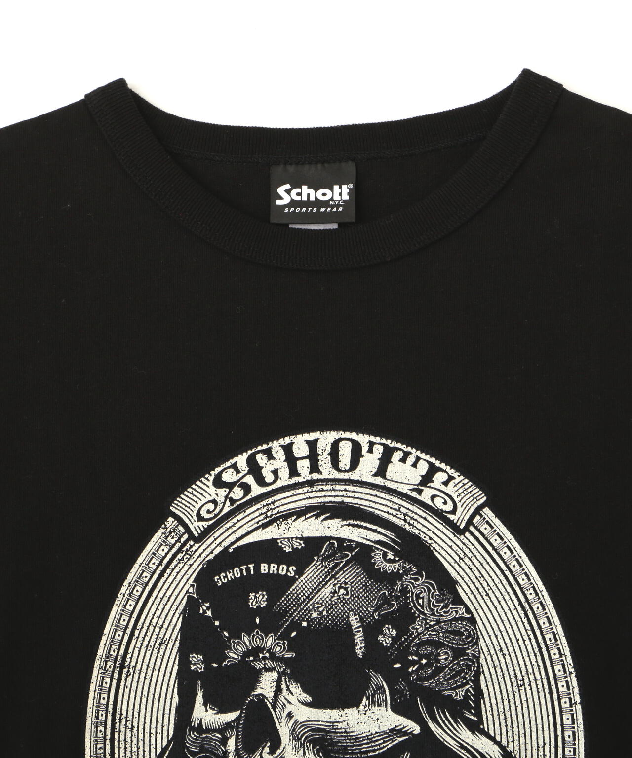 BADWAY/バッドウェイ/SS B.W. T-SHIRT/コラボ Tシャツ | Schott ...