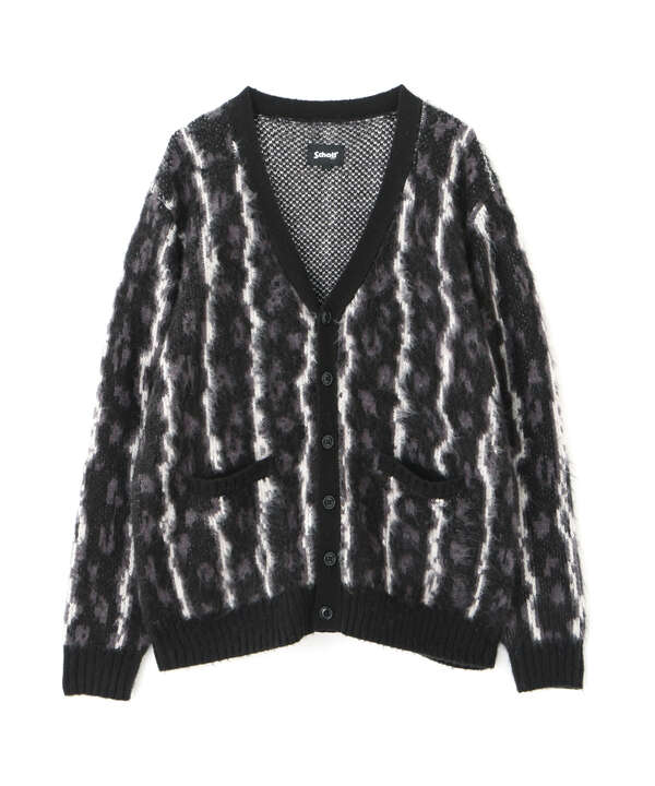 SHAGGY KNIT CARDIGAN THUNDERBOLT PANTHER/シャギーニットカーディガン サンダーボルトパンサー