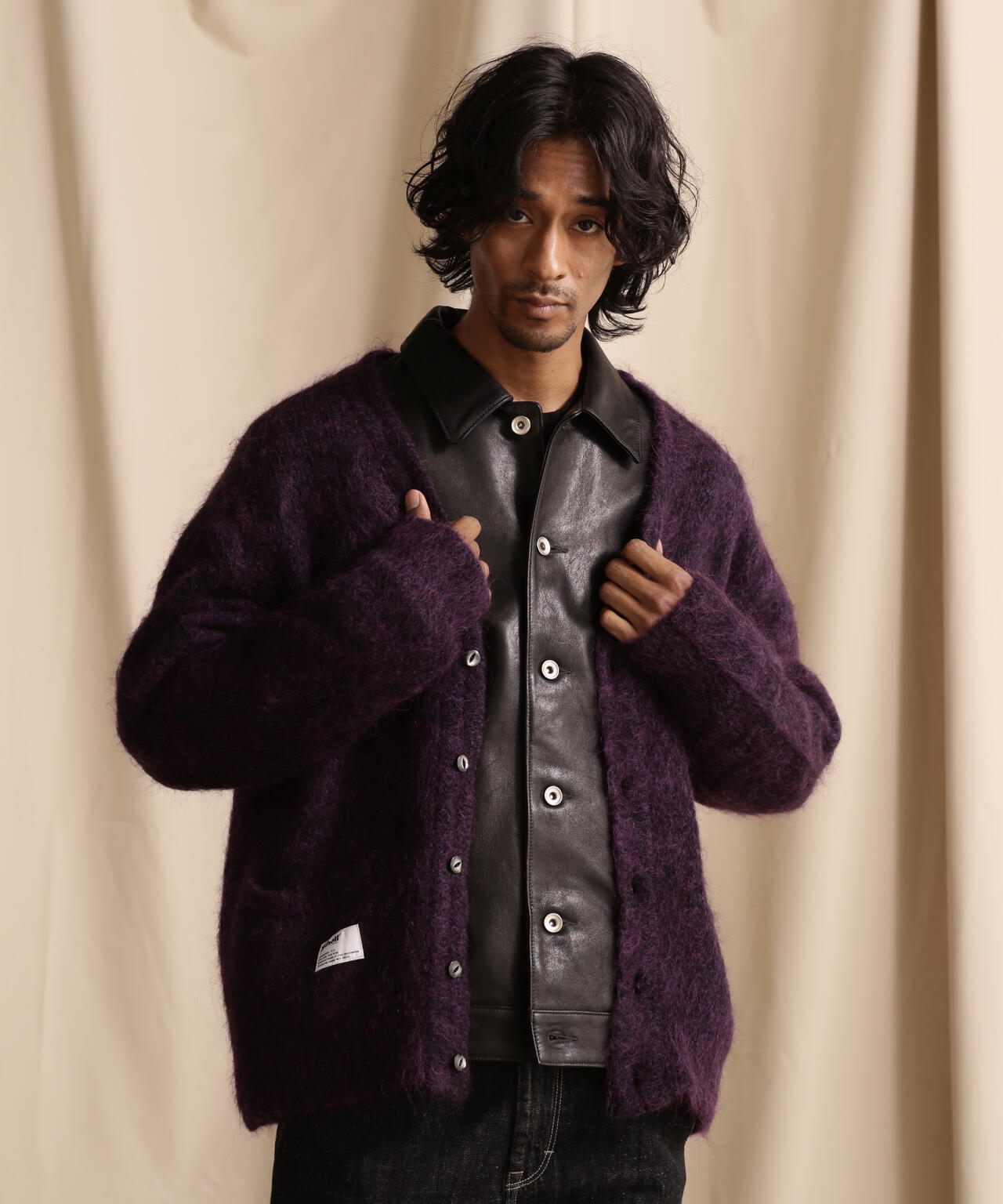 【knuth Marf】mohair cardigan(unisex)louren