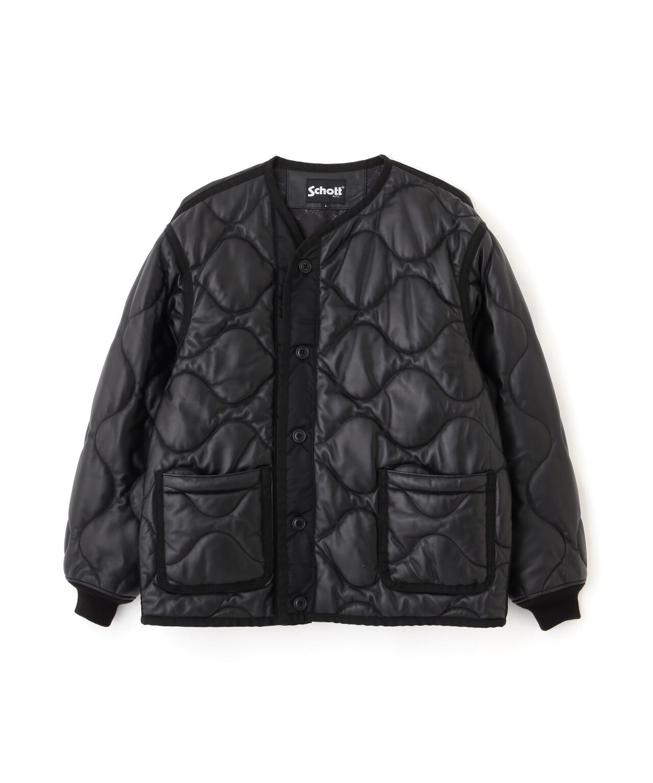 QUILTED LINNER LEATHER JACKET/キルティングライナー レザー ...