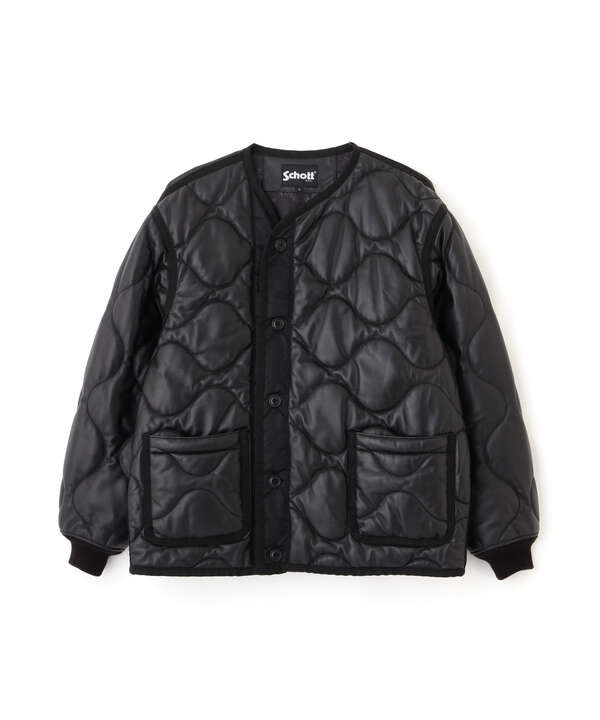 QUILTED LINNER LEATHER JACKET/キルティングライナー レザージャケット