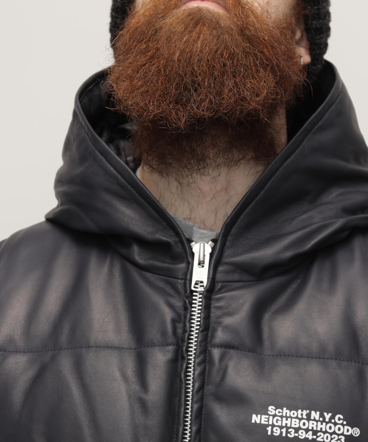 Schott NH/LEATHER HOODED JACKET | Schott ( ショット ) | US ONLINE ...