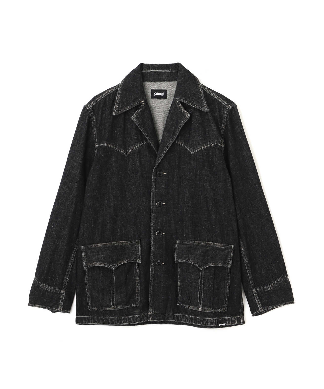 NEP BLACK DENIM WESTERN JACKET/ネップブラックデニム ウエスタンジャケット