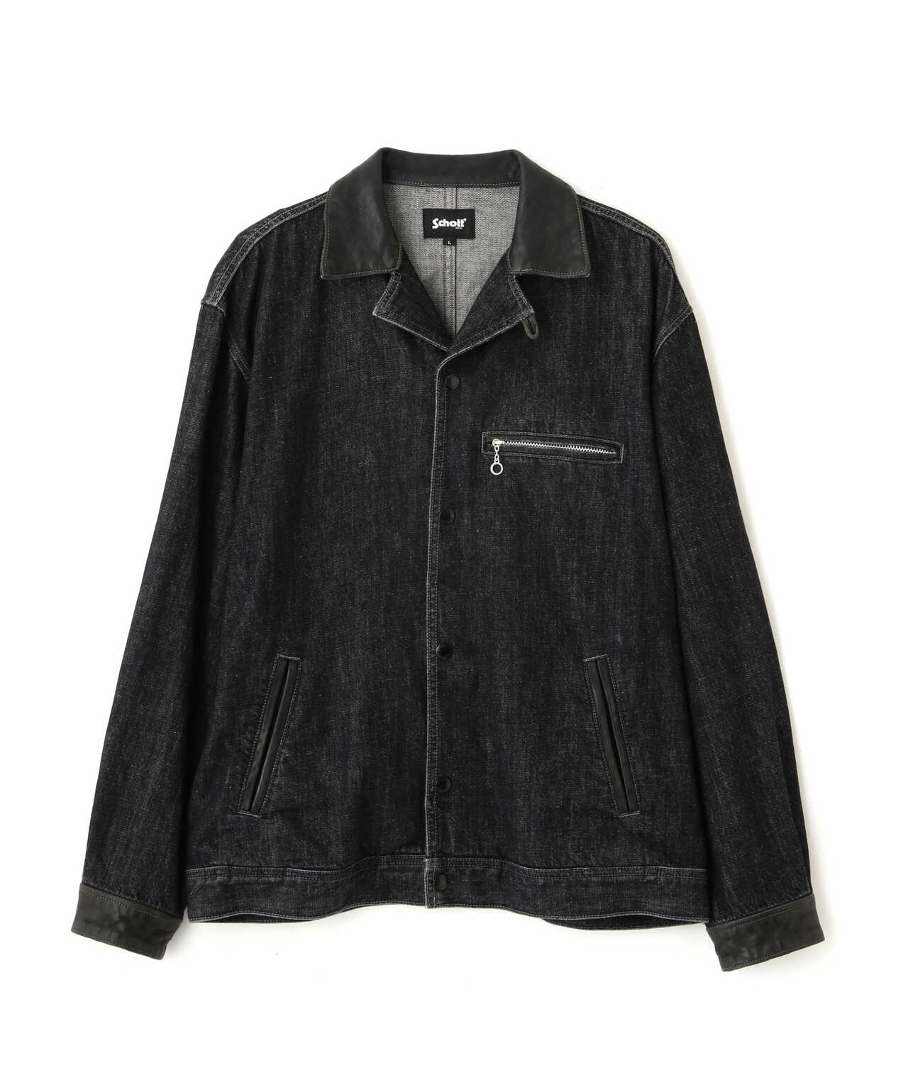 NEP BLACK DENIM WORK JACKET/ネップブラックデニム ワークジャケット ...