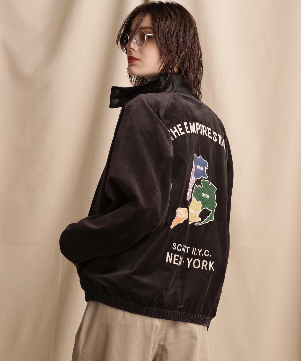 SCHOTT LEATHER COMBI SOUVENIR JACKET着丈何センチか分かりますか