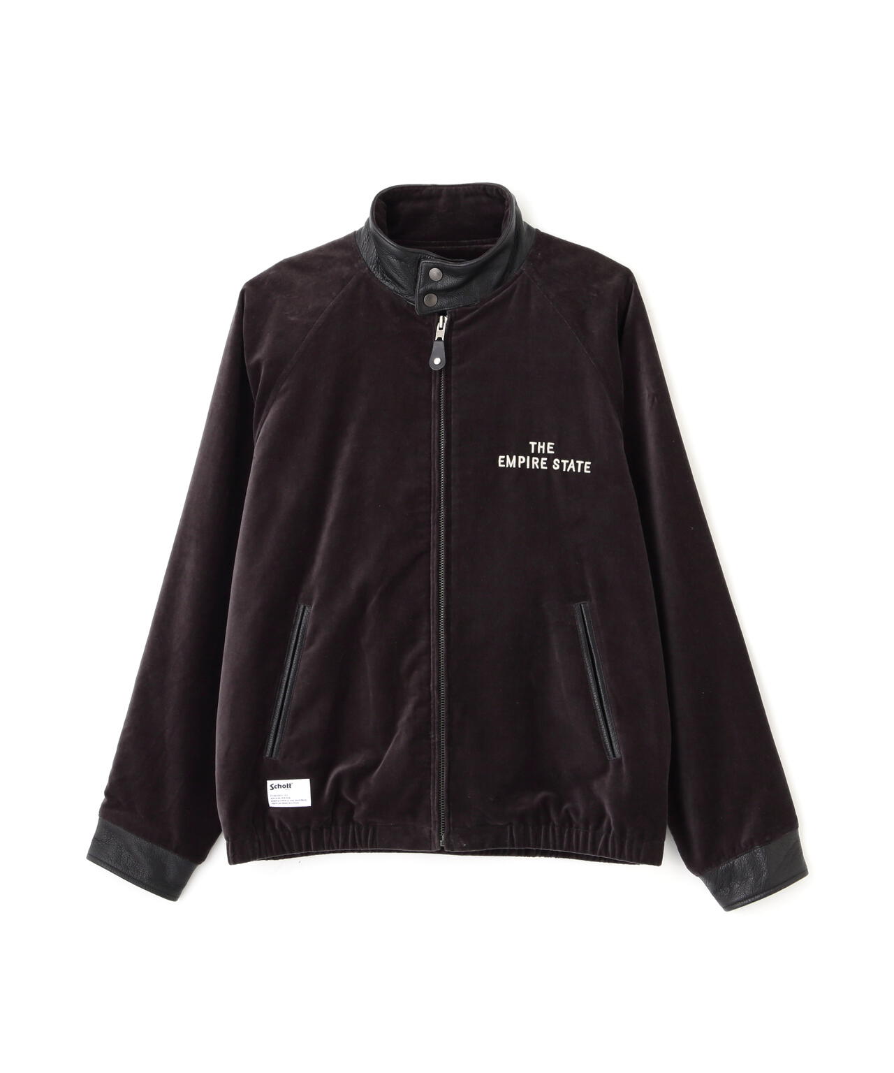 BARNEYS NEW YORK】NY購入 レザーコンビジャケットBARNEYSNEWYORK - その他