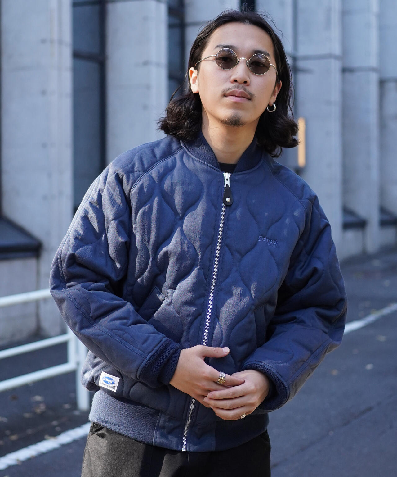 WEB LIMITED/ONIONQUILTED JACKET OVALCHENILLE LOGO/オーバルシニール