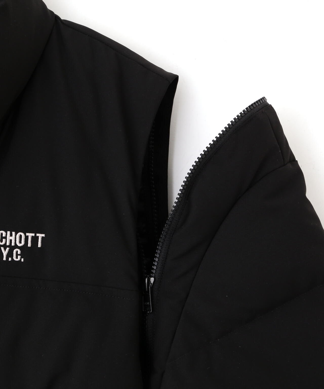 2WAY 2TONE DOWN JACKET/2ウェイ ２トーン ダウンジャケット | Schott 