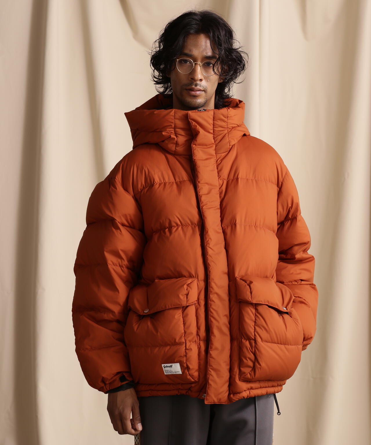 TOP TIRE HOODED DOWN JACKET/トップティア フードダウンジャケット | Schott ( ショット ) | US  ONLINE STORE（US オンラインストア）