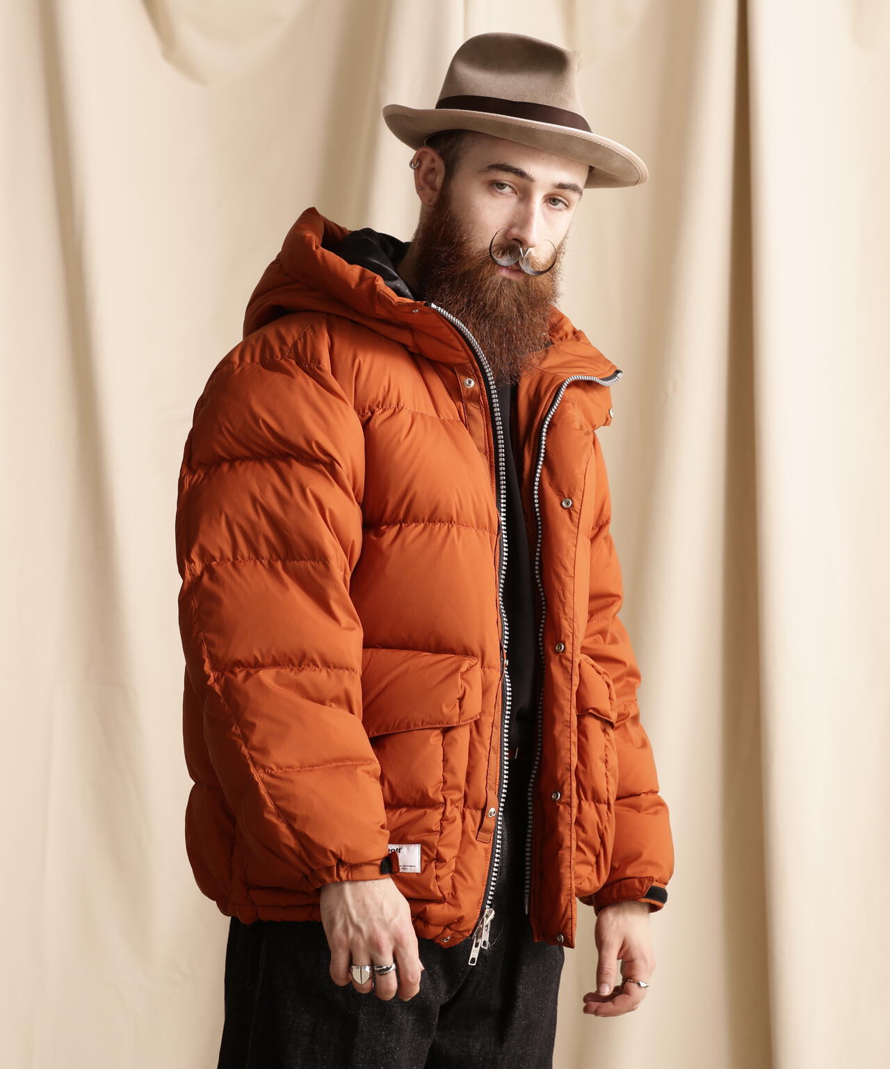 TOP TIRE HOODED DOWN JACKET/トップティア フードダウンジャケット ...