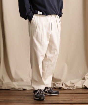 TC DOUBLE PLEATED WIDE PANTS/2タック パンツ