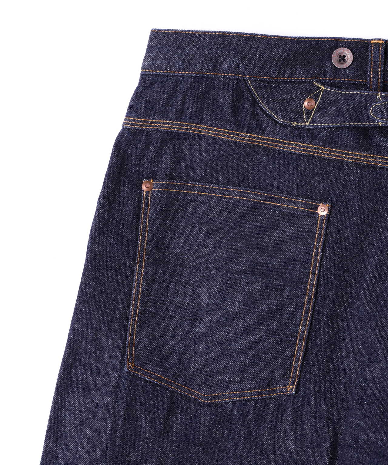 【直営限定】WIDE GRIDE DENIM PANTS/ワイドシルエットデニム