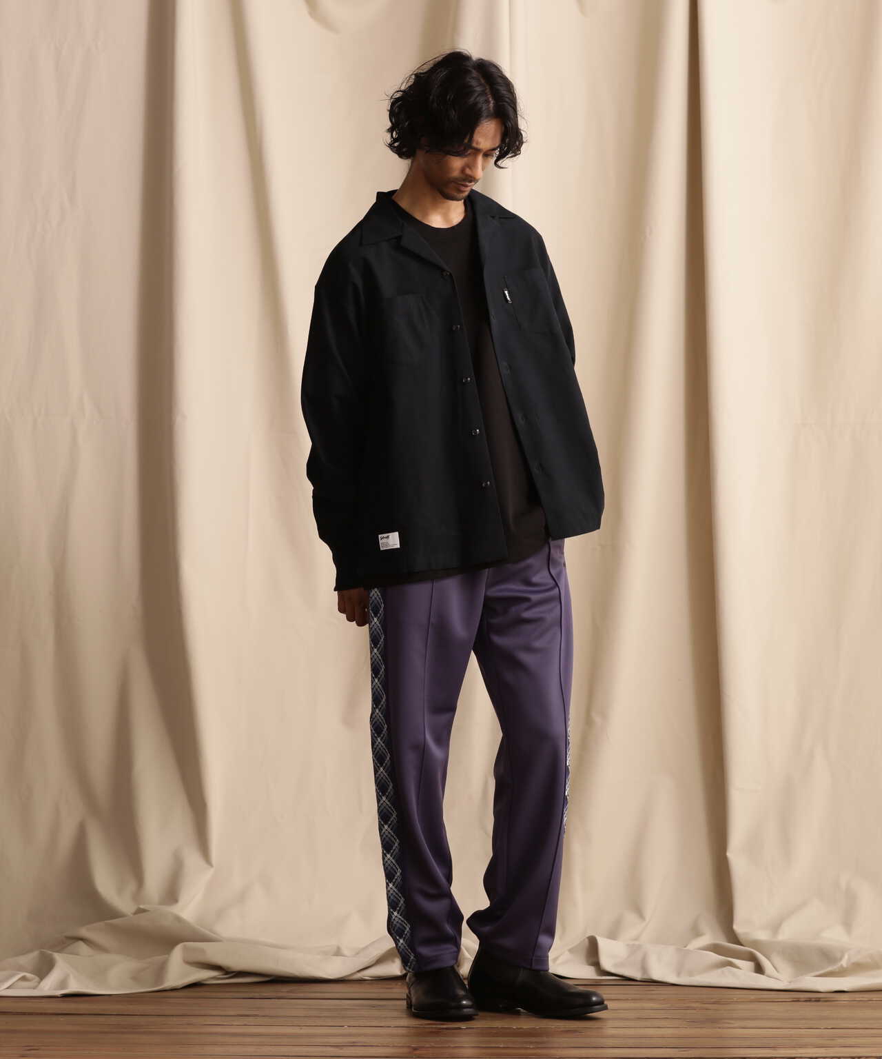 LS FLANNEL SHIRT PLAIN/プレーン フランネルシャツ