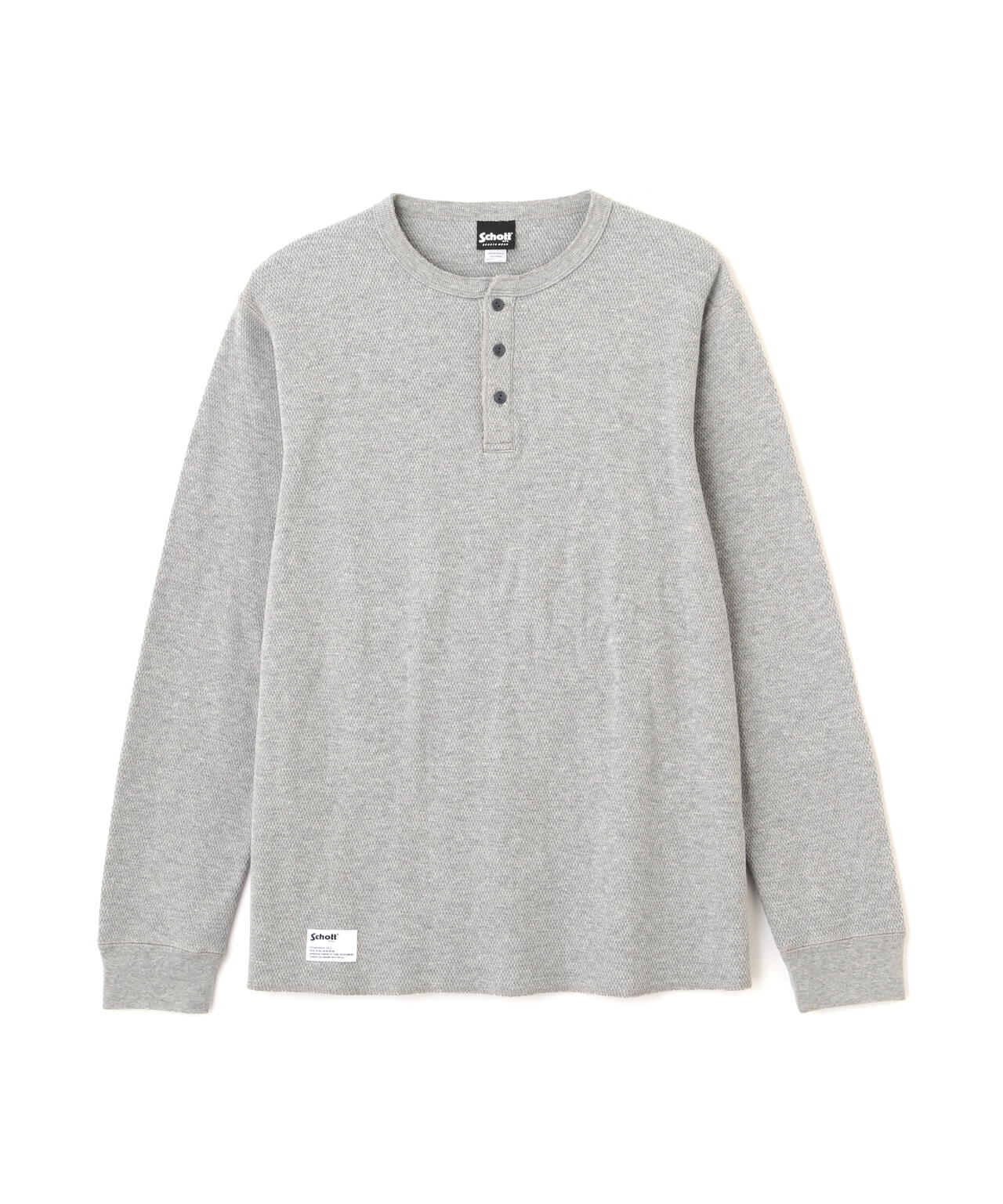 通販安い kinema waffle henley neck shirt ヘンリーネック | www