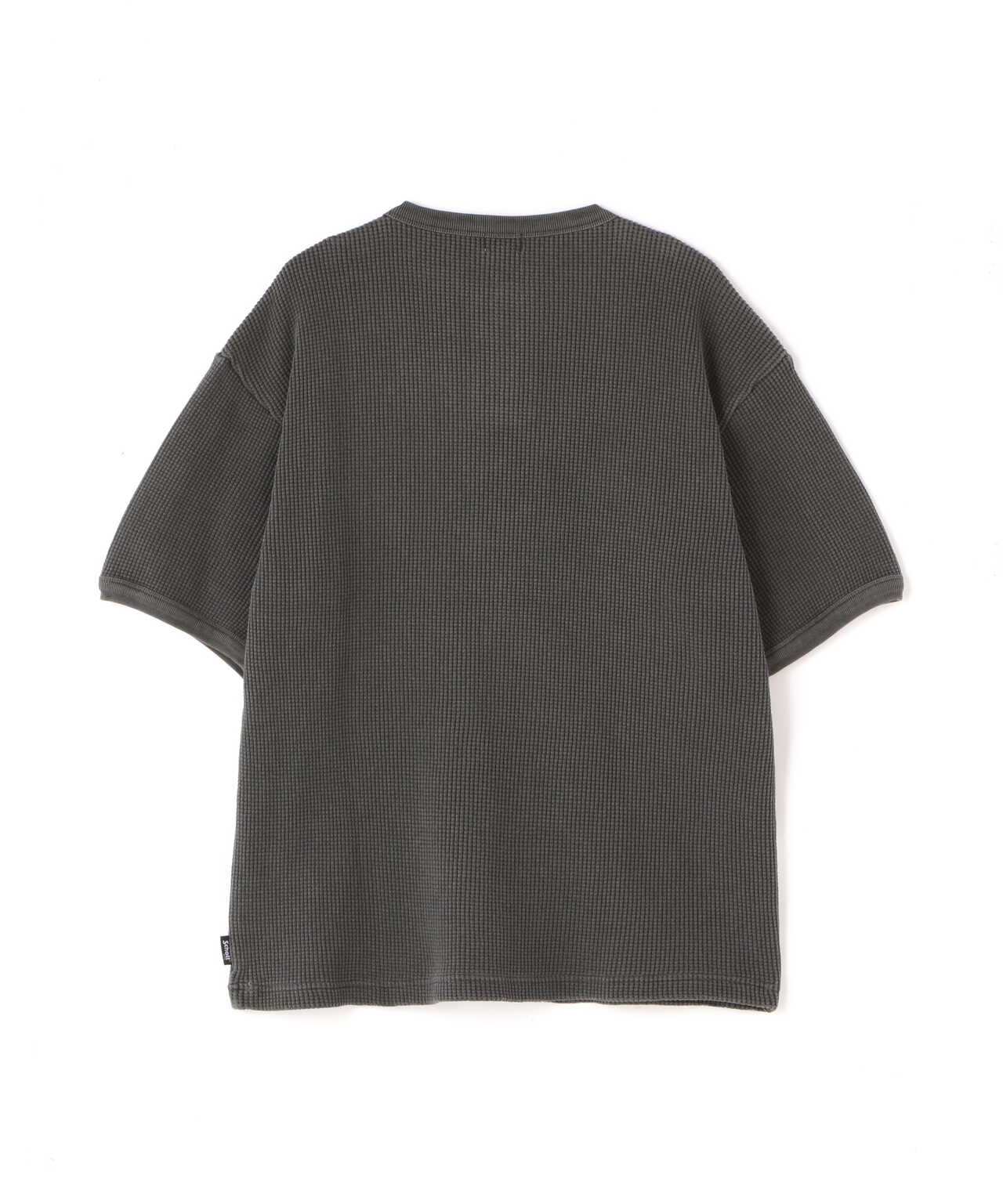 THERMAL PIGMENT O/D HENLEY NECK T-SHIRT/サーマル オーバーダイ ヘンリーネック Tシャツ