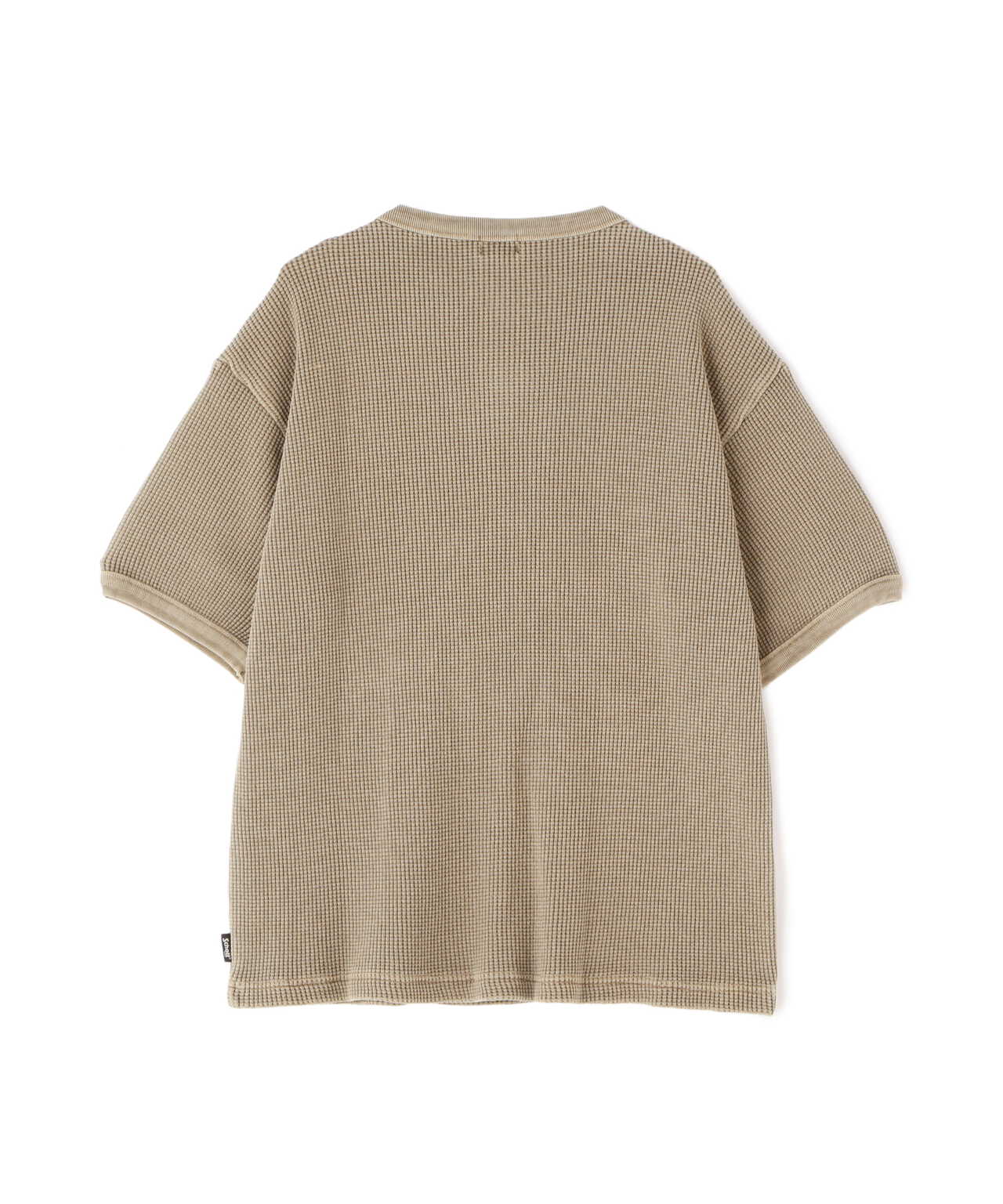 THERMAL PIGMENT O/D HENLEY NECK T-SHIRT/サーマル オーバーダイ ヘンリーネック Tシャツ